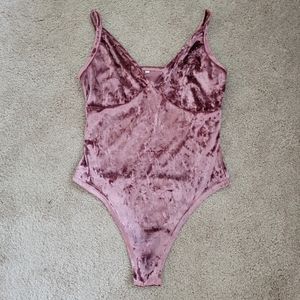 Crushed Velvet Bodysuit